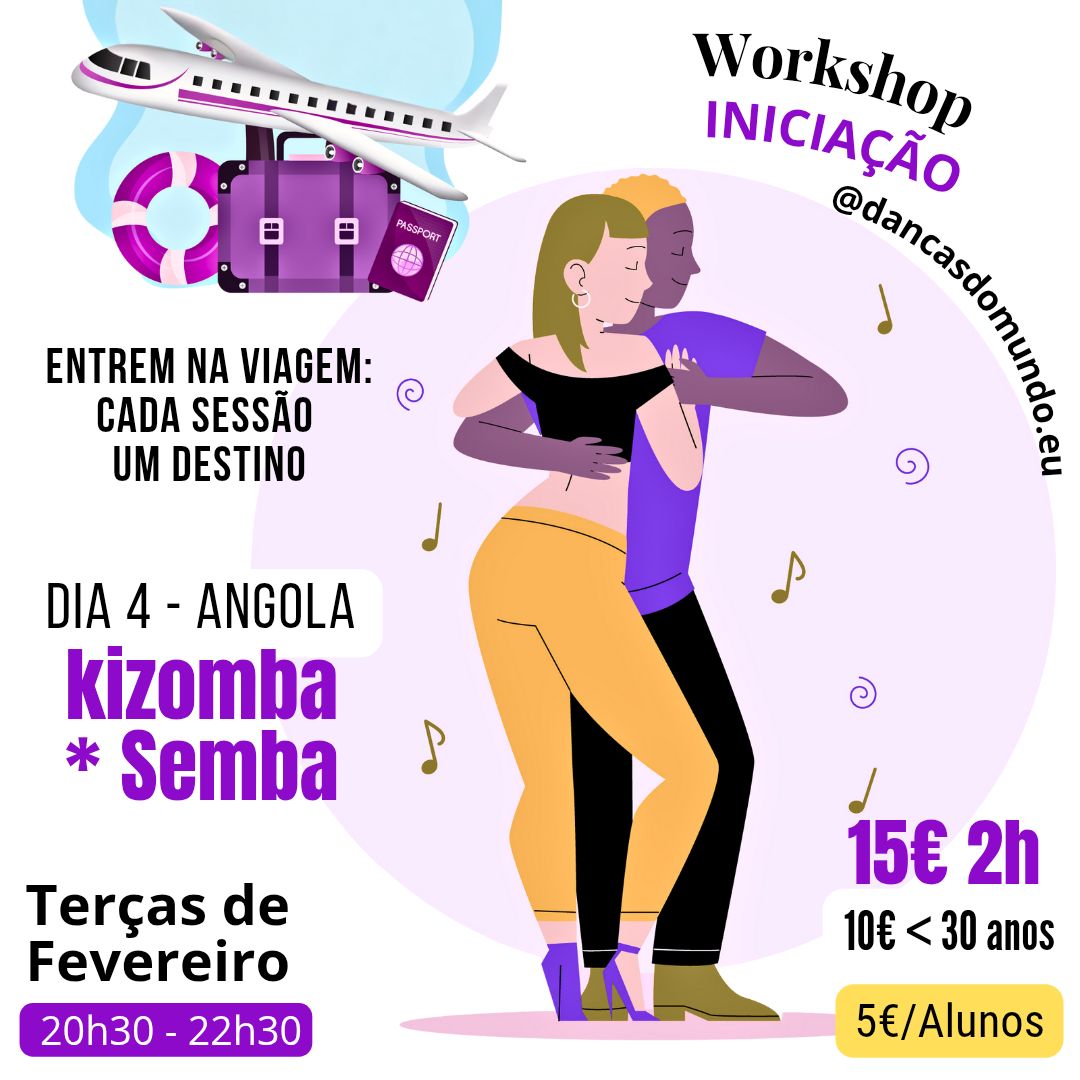 Workshop de Iniciação à KIZOMBA e SEMBA