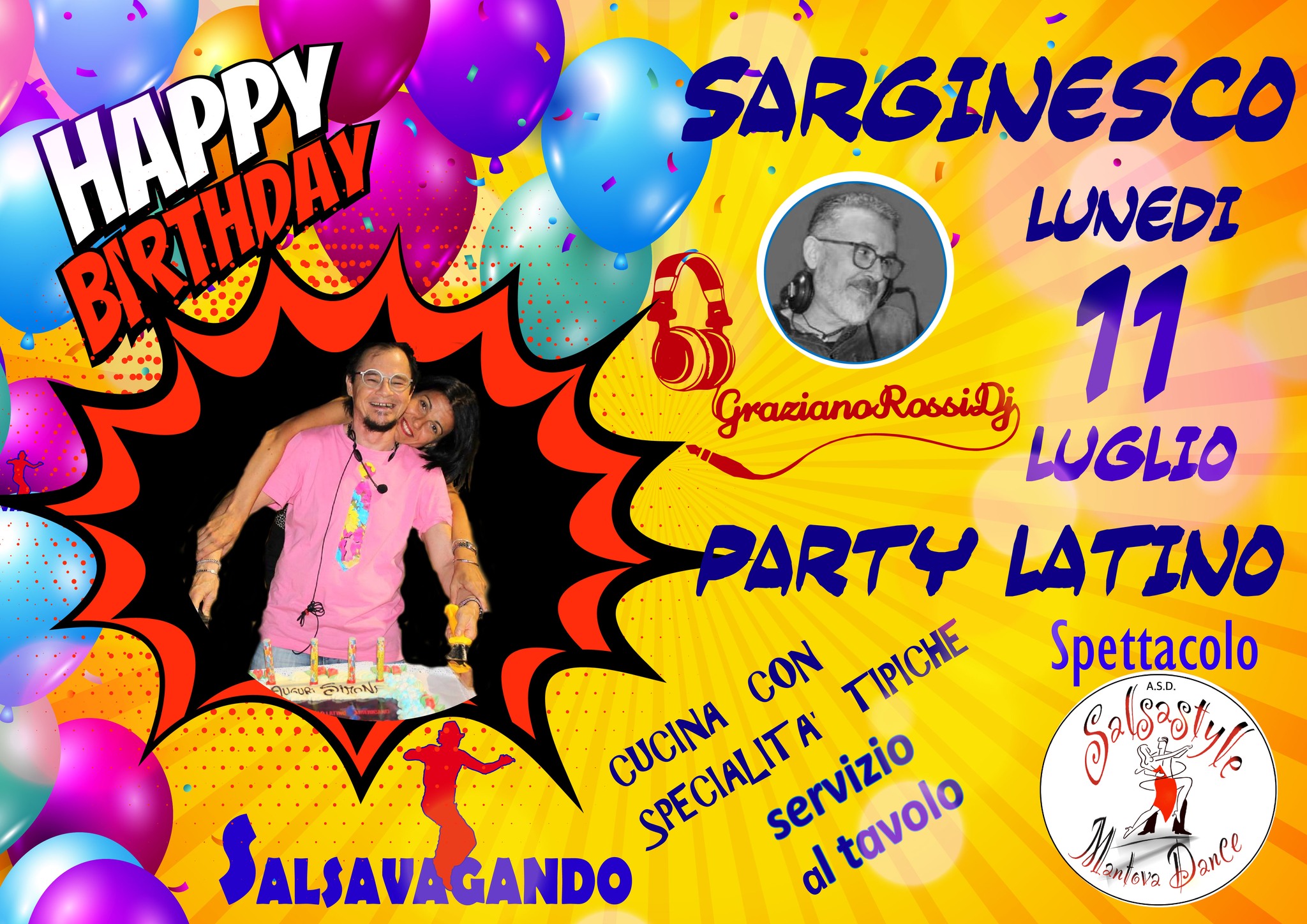 Festa Latina Sarginesco+Compleanno Simone