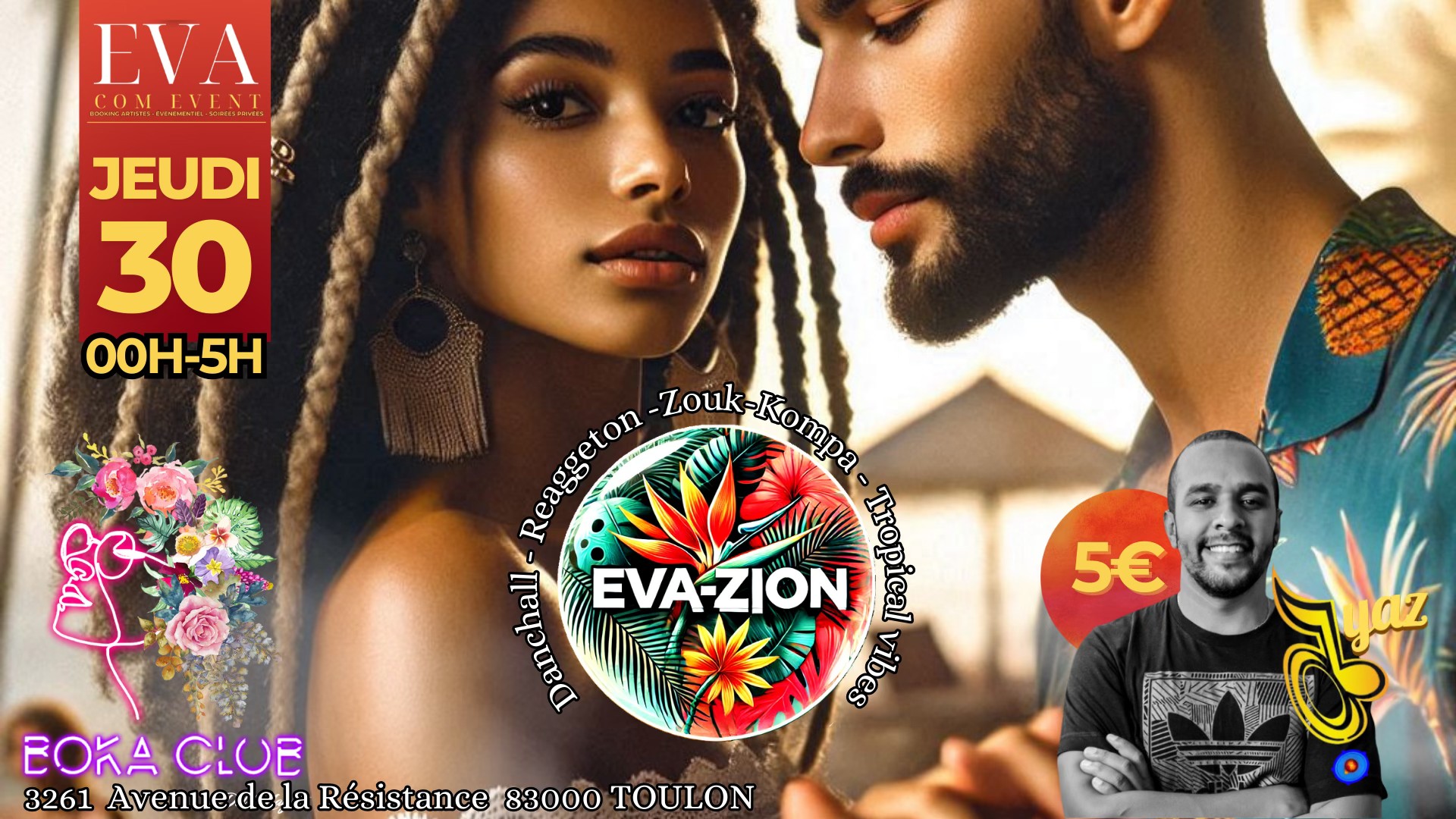 EVA-ZION DRZK - DANCEHALL - REAGGETON - ZOUK - KOMPA