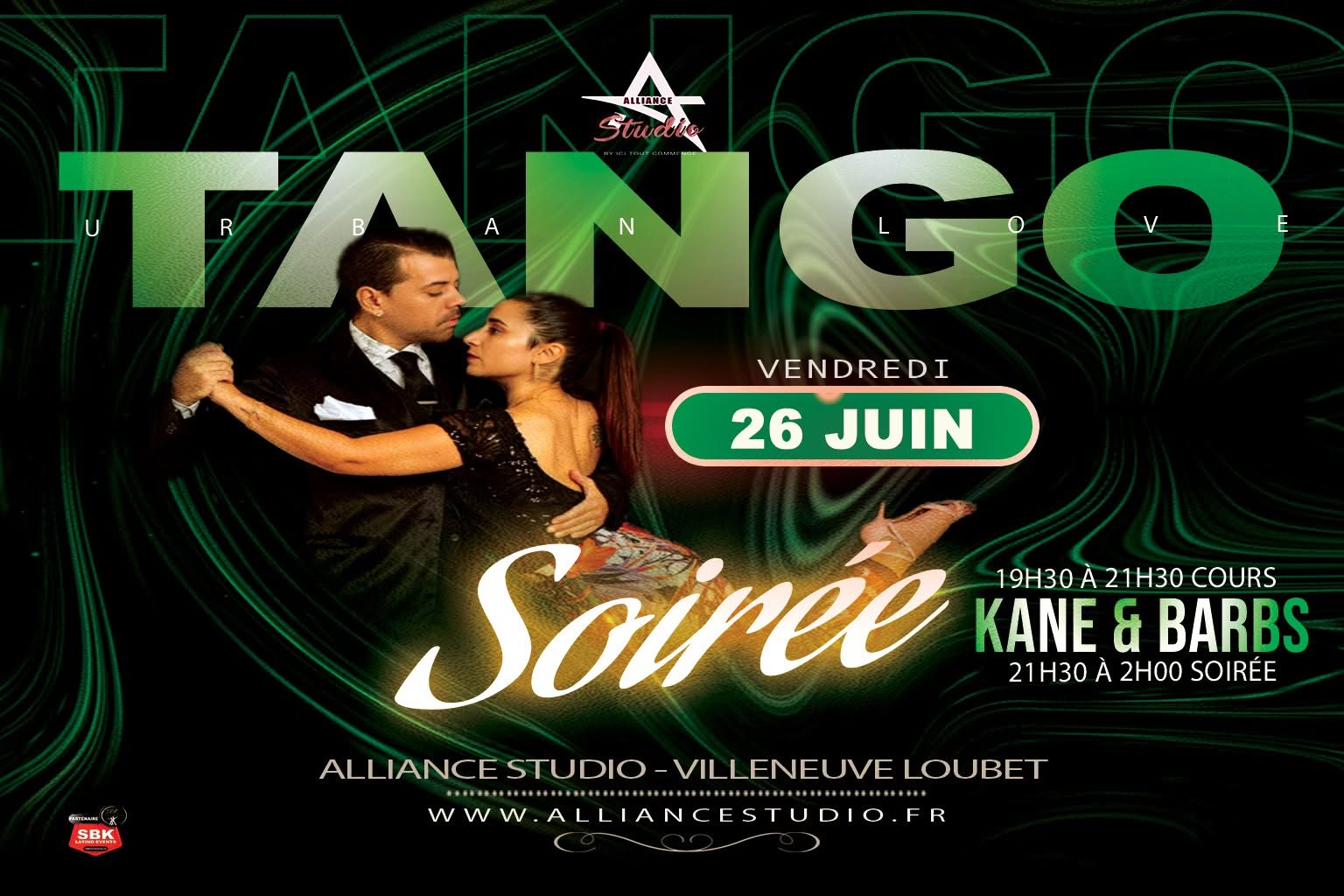 Soirée et cours Tango Élégance & Passion