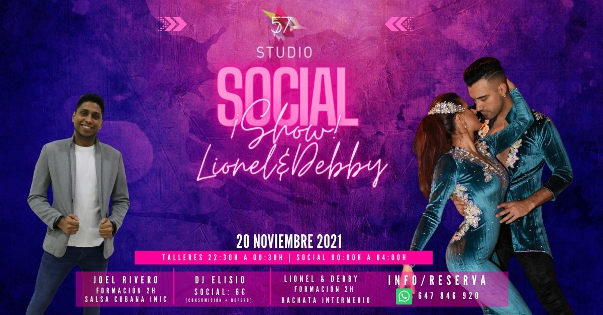 Formación con Lionel & Debby y con Joel Rivero Social Show Lionel & Debby