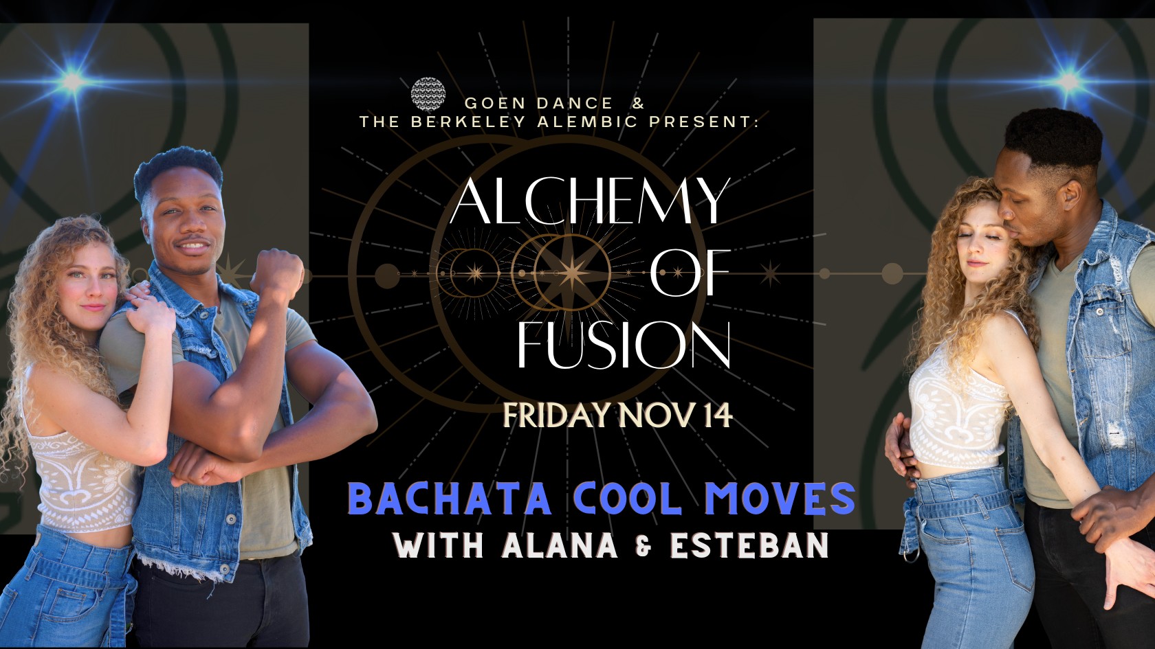 Alchemy of Fusion 😎 Bachata Cool Moves with Alana & Esteban!