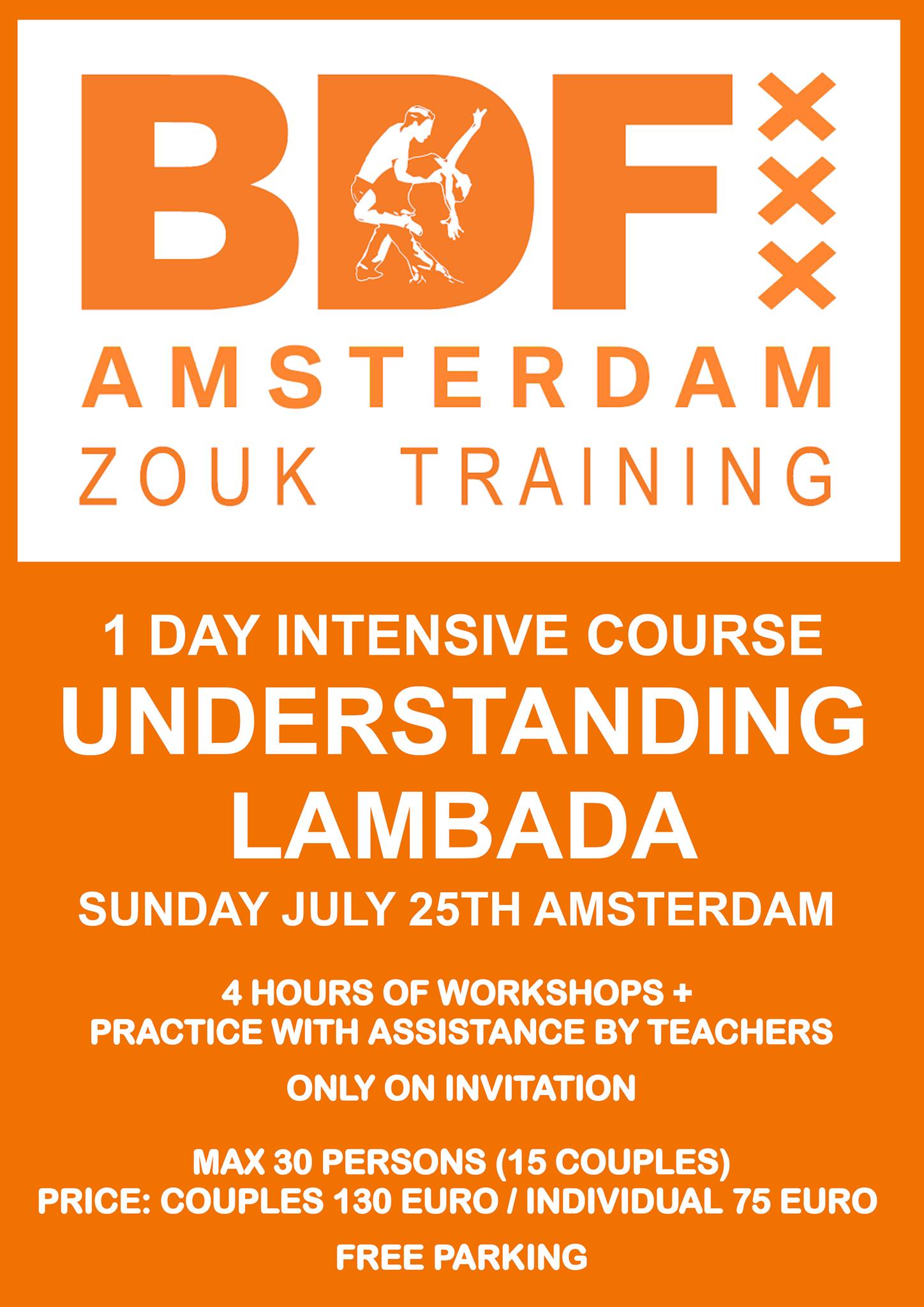 BDF BOOTCAMP UNDERSTANDING BRAZILIAN ZOUK LAMBADA - EDITION 1 - 1 DAY
