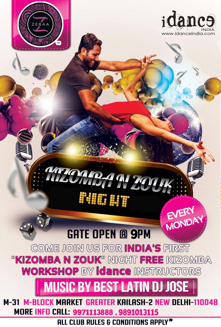 Kizomba n Zouk Mondays by iDance