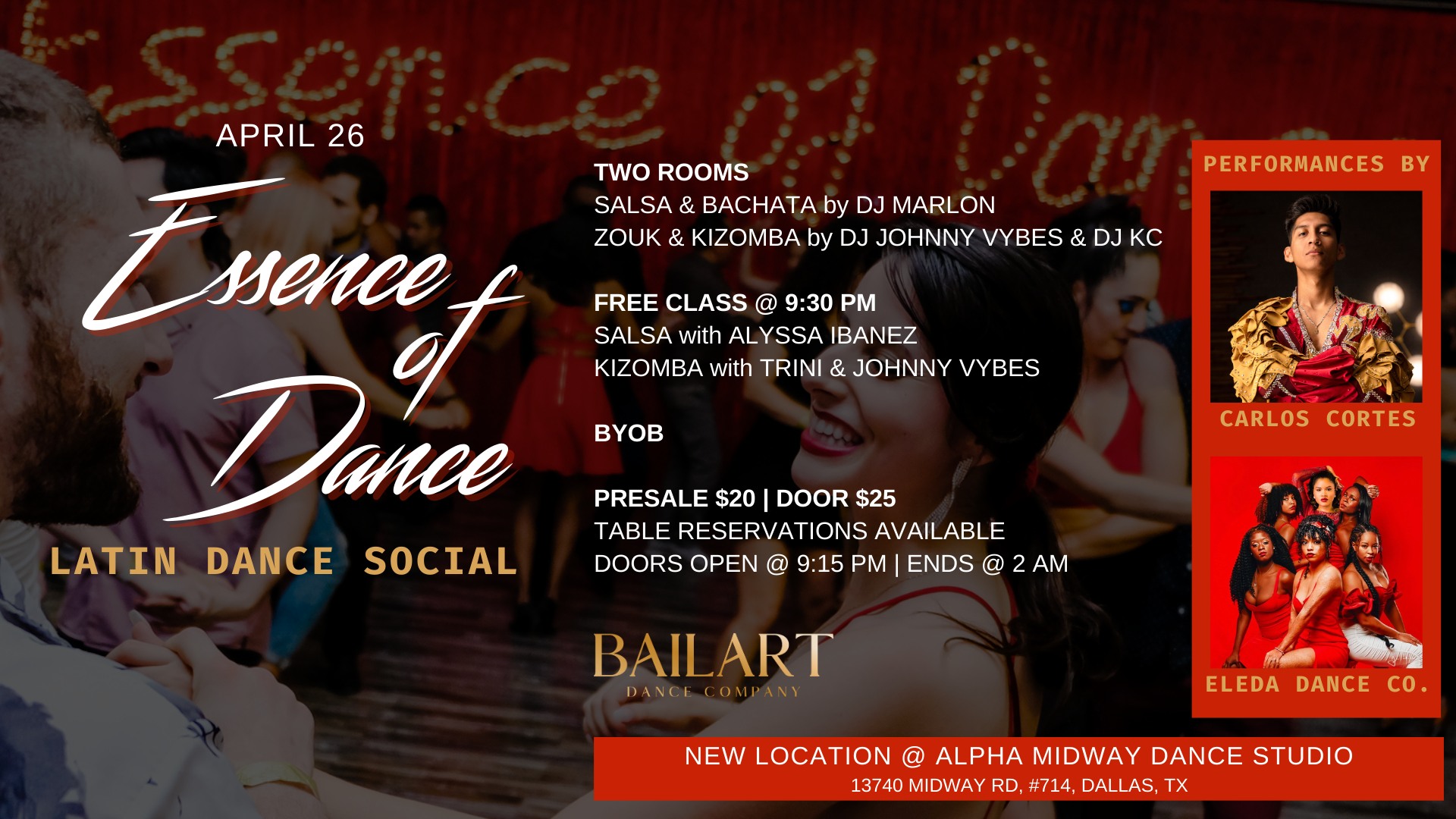 ESSENCE OF DANCE: Grand Re-Opening @ NEW location