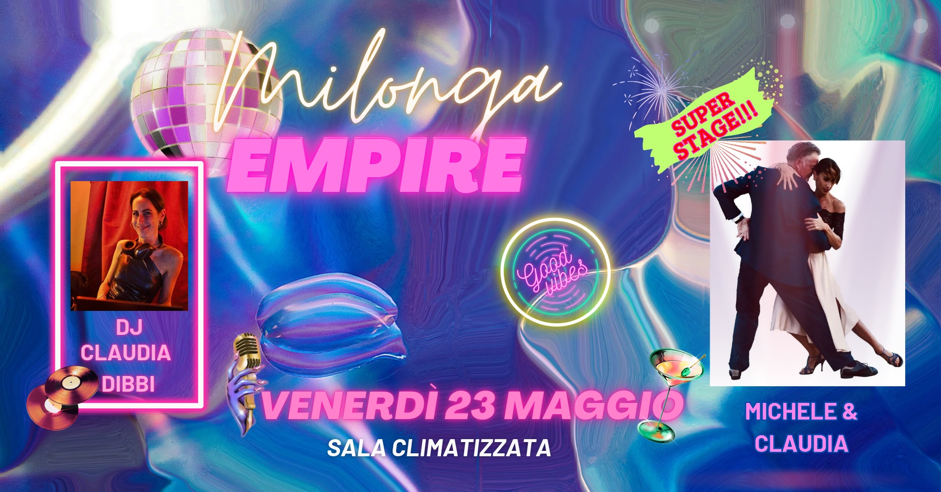 Milonga EMPIRE SPECIAL - Stage + Milonga - Venerdi 23 Maggio