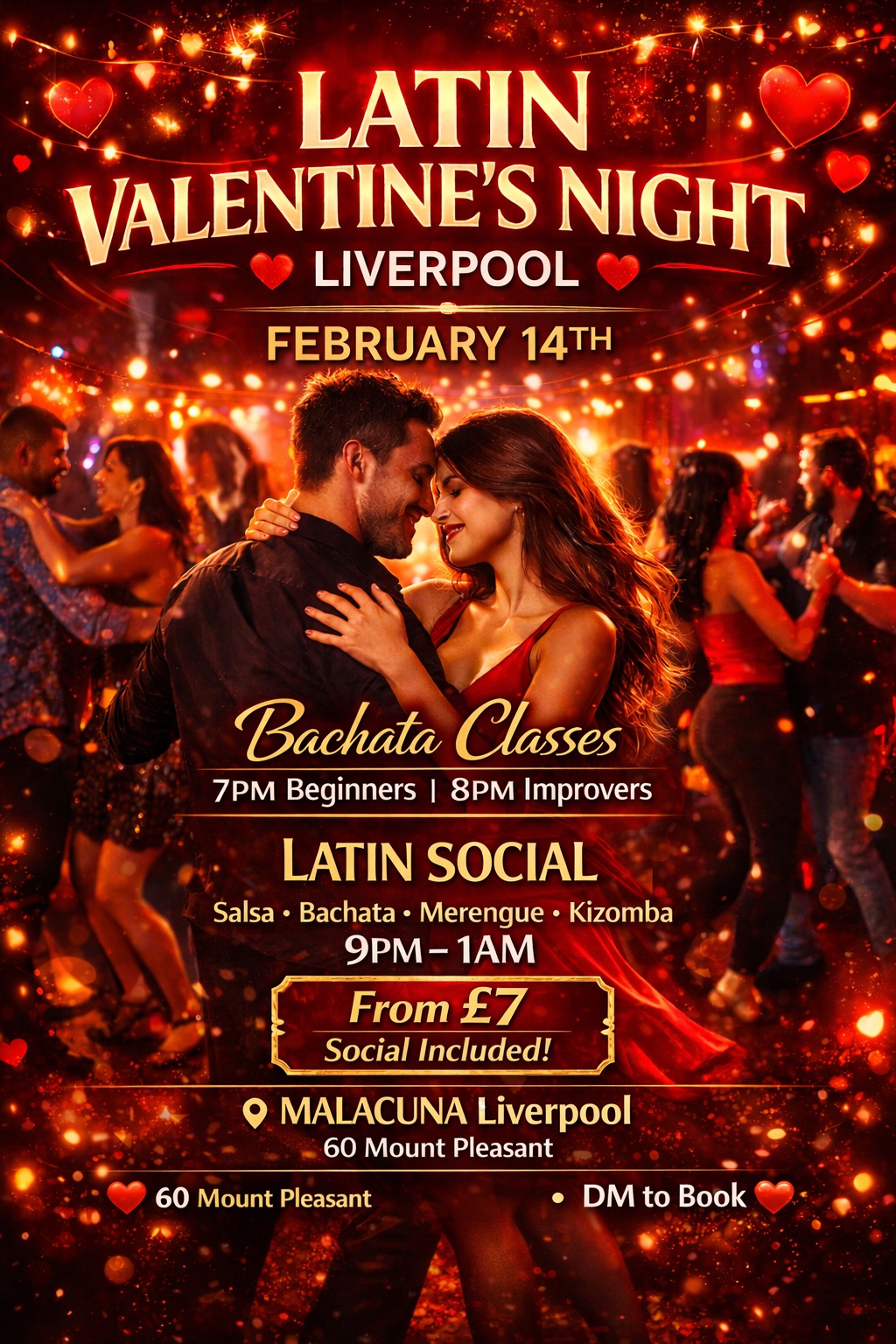LATIN VALENTINES NIGHT ❤️LIVERPOOL❤️
