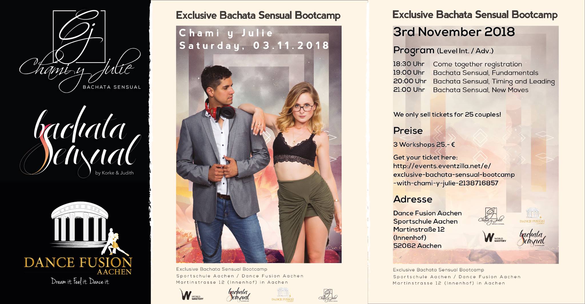 Thank you! Exclusive Bachata Sensual Bootcamp with Chami y Julie