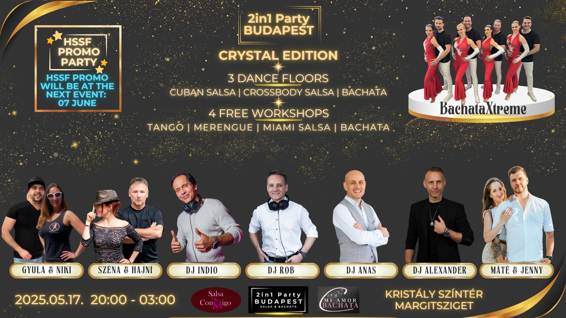 2in1 Party BUDAPEST CRYSTAL EDITION MAY