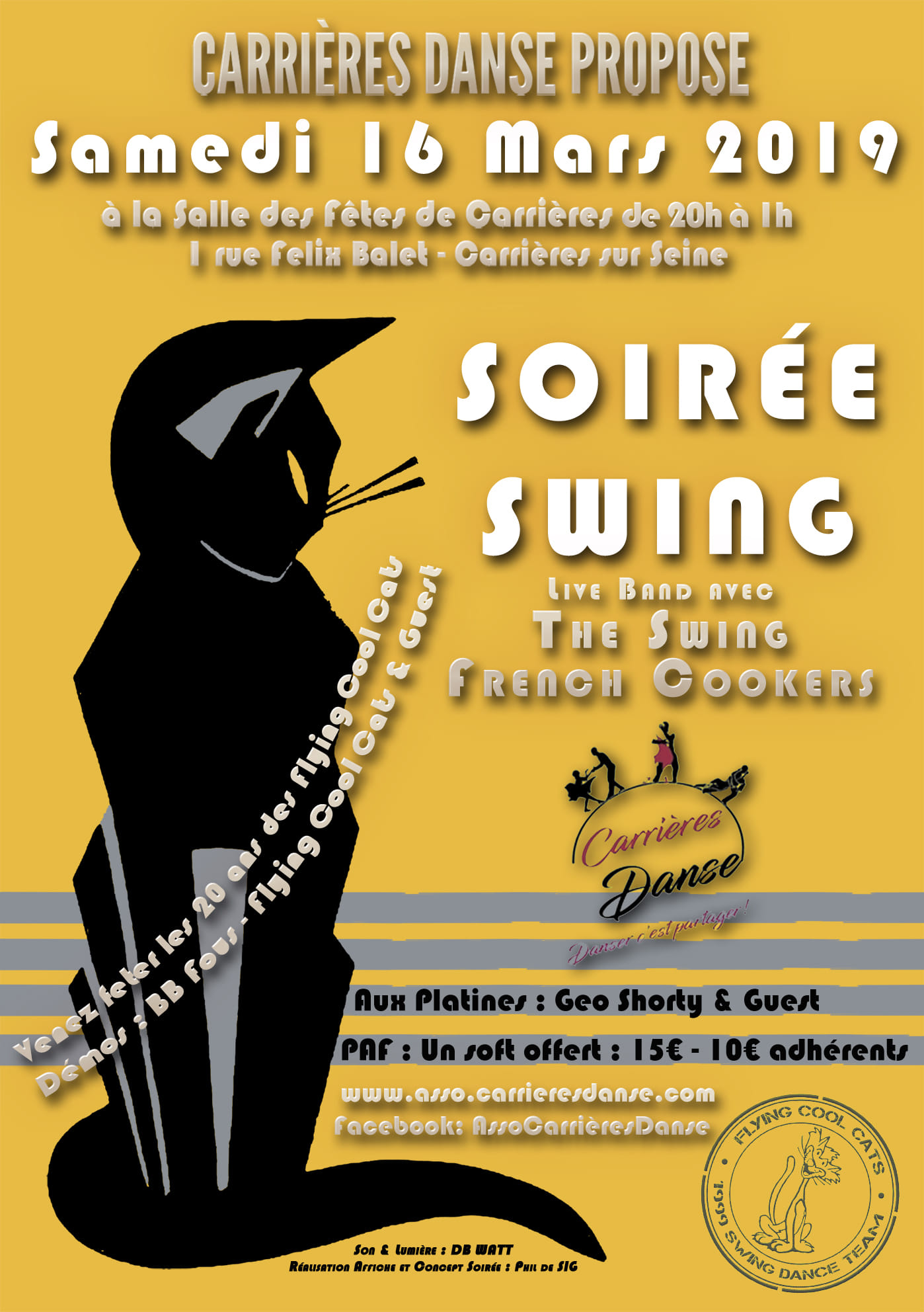 Soirée SWING à Carrières Sur Seine