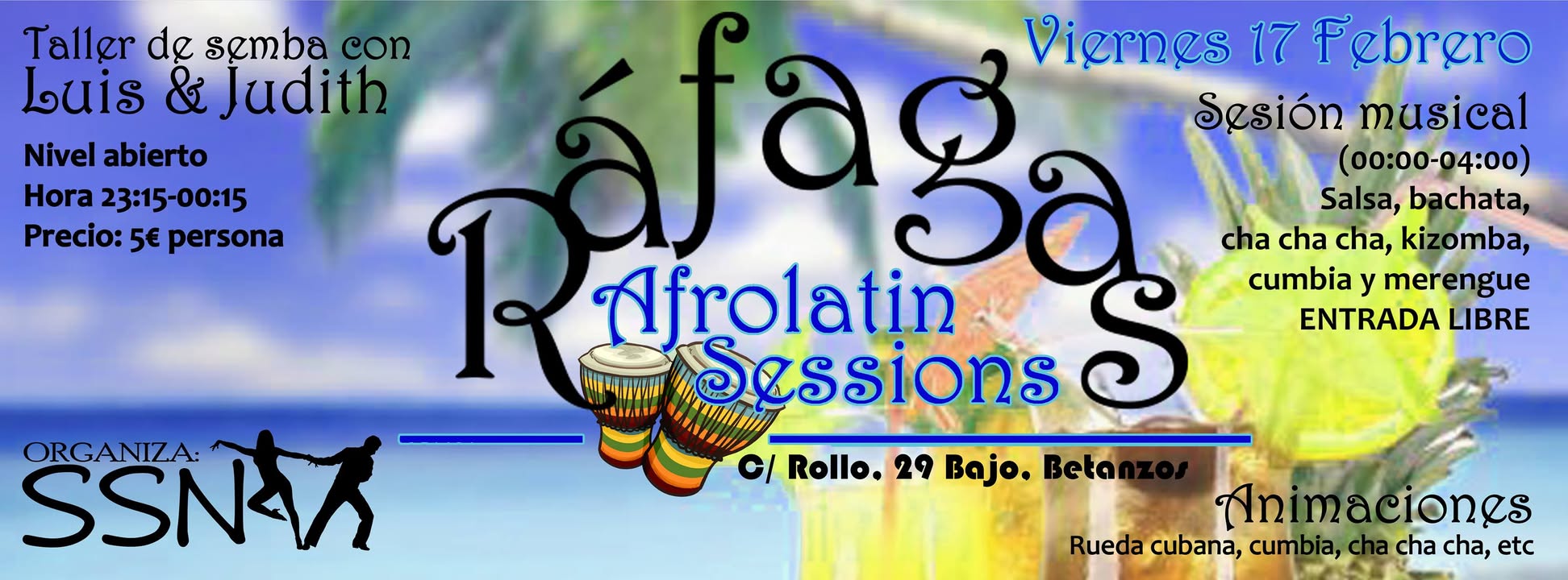 Ráfagas Afrolatin Sessions. Semba con Luis y Judith.