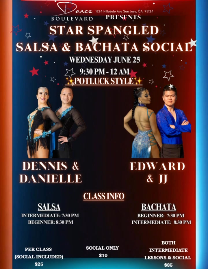 STAR SPANGLED SALSA & BACHATA SOCIAL
