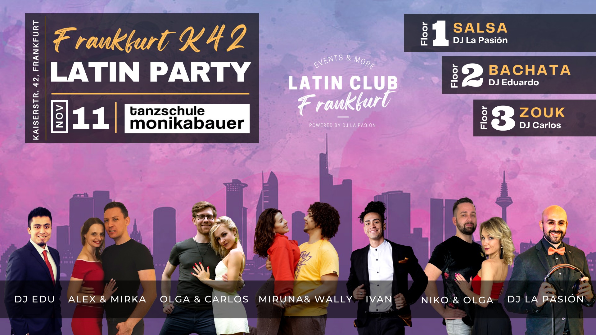 ★ Latin Party K42 ★ Frankfurt - 3 Floors!