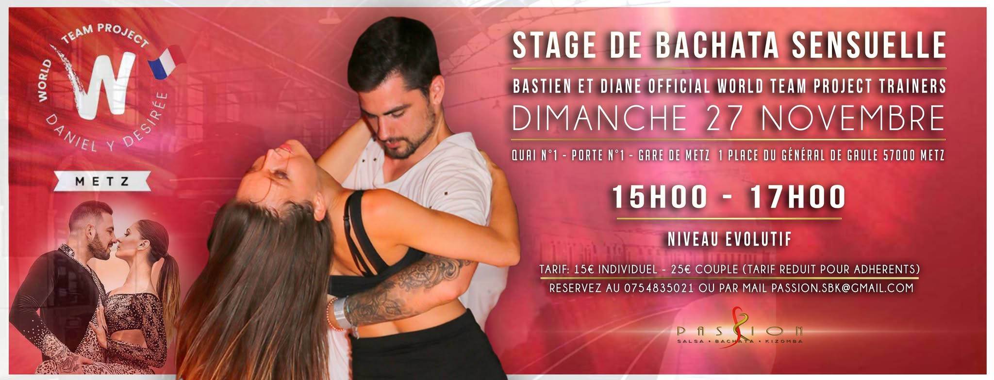 Stage Bachata Sensuelle - Spécial World Team Project