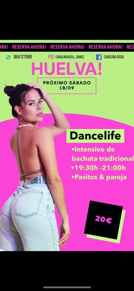 Intensivo Bachata Dominicana Huelva de CAROLINA ROSA