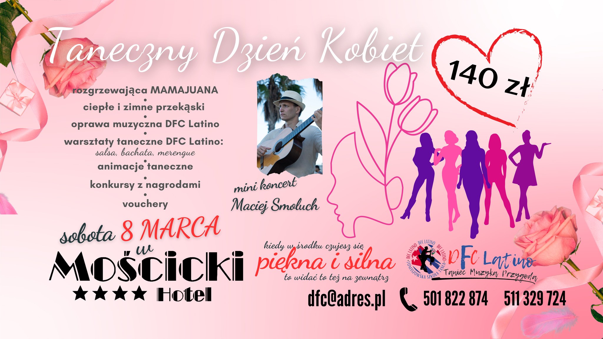 Taneczny Dzień Kobiet z DFC Latino w Hotelu Mościcki