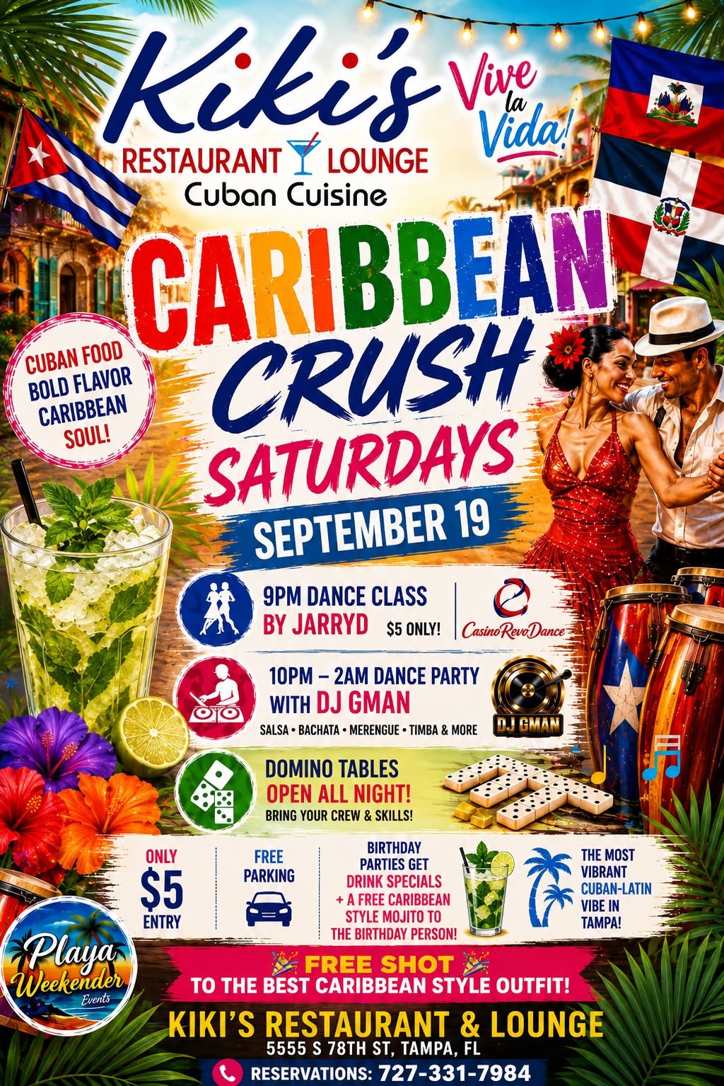 Caribbean Crush Saturdays