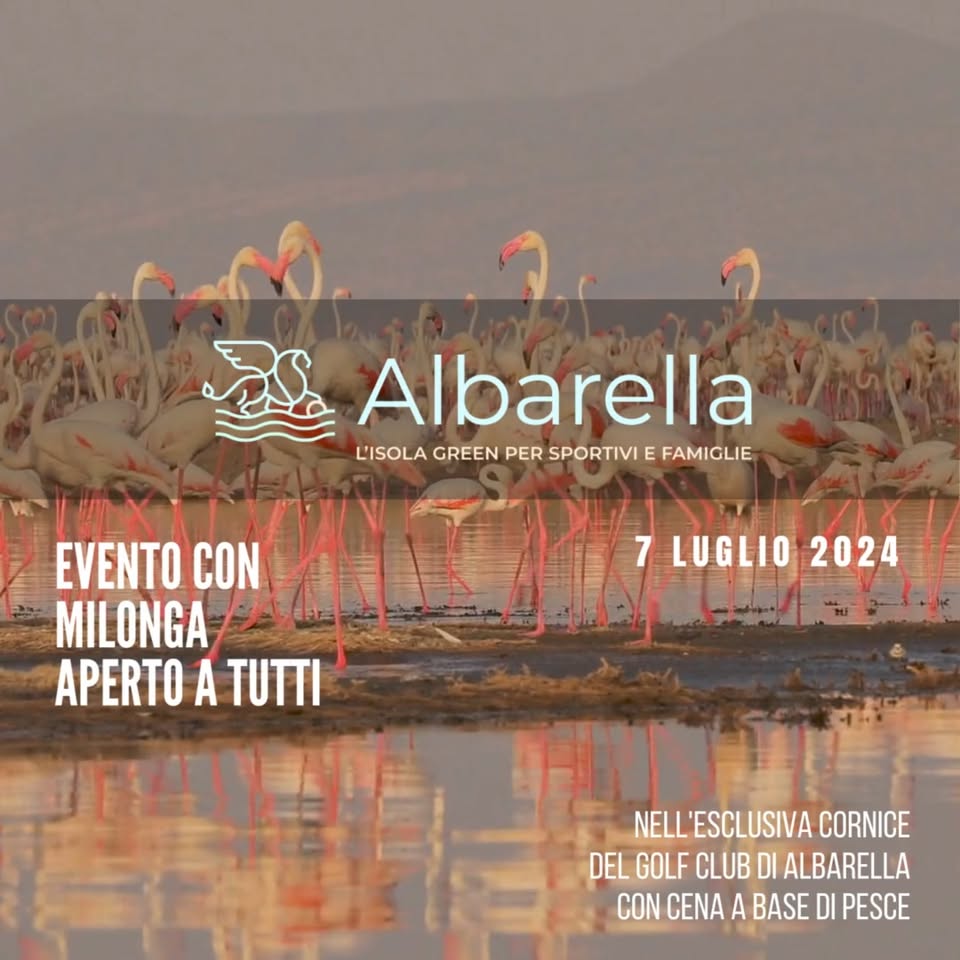 CENA CON MILONGA AL GOLF HOTEL DI ALBARELLA
