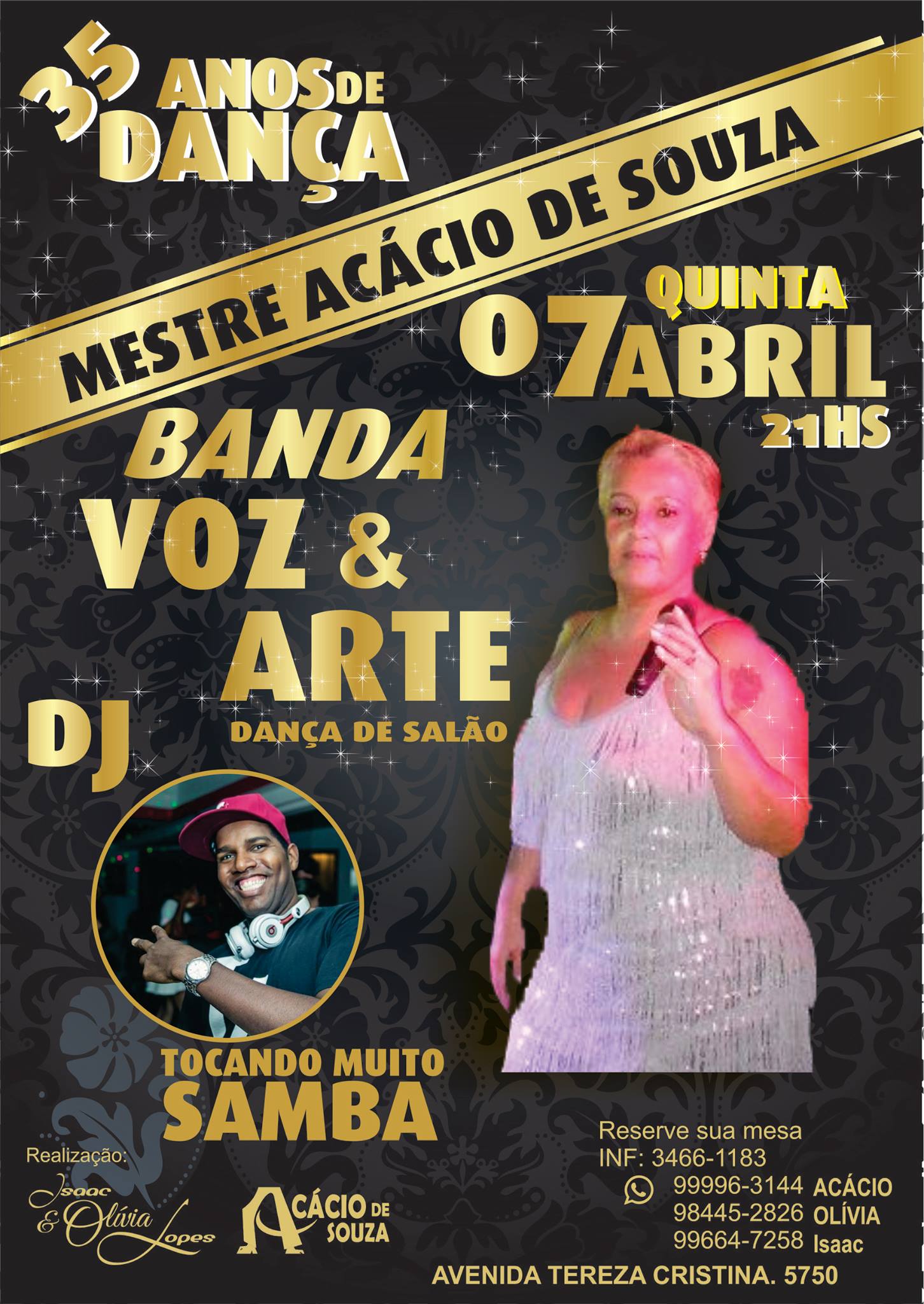 Aniversário Acácio de Souza e seus 35 de dança .