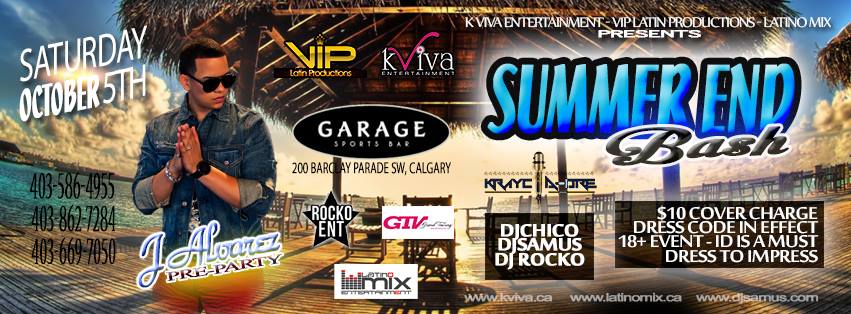 ★SUMMER'S END BASH-J ALVAREZ PRE PARTY★