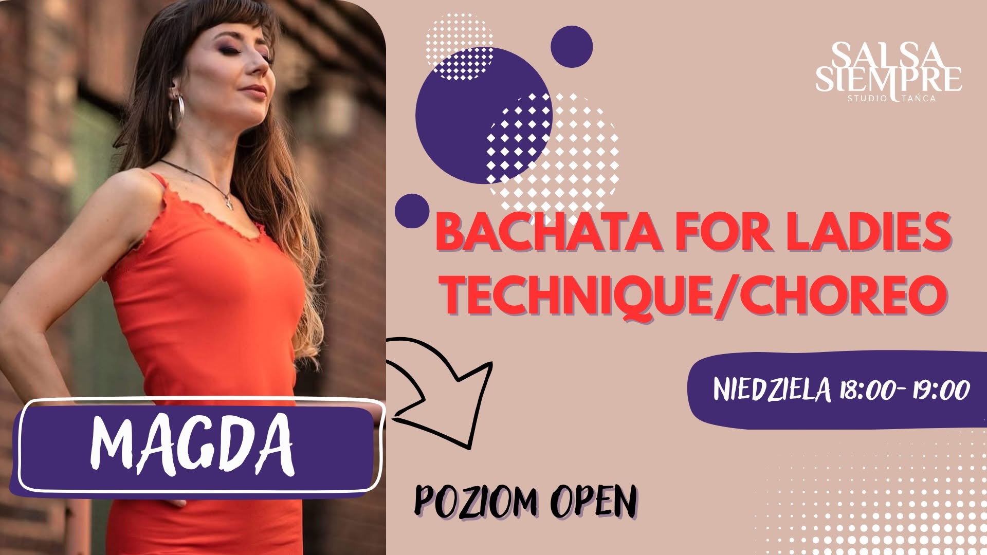 Bachata for ladies! Technique&Choreo kurs wakacyjny!