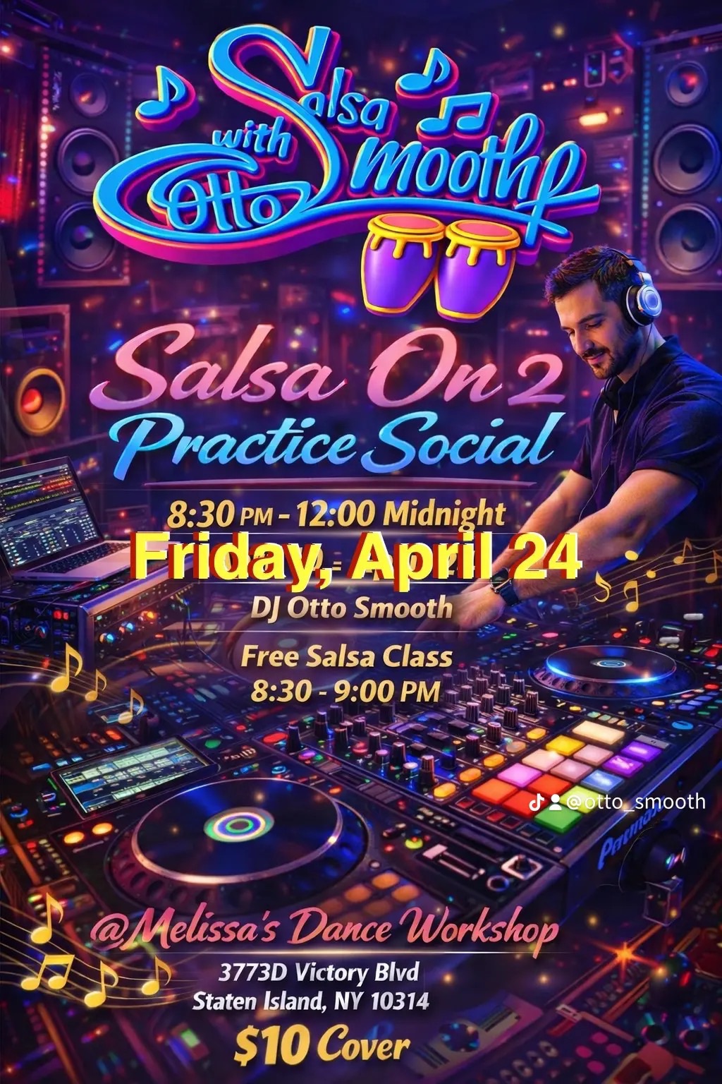 Salsa with Otto Smooth Salsa On 2 Practice Social