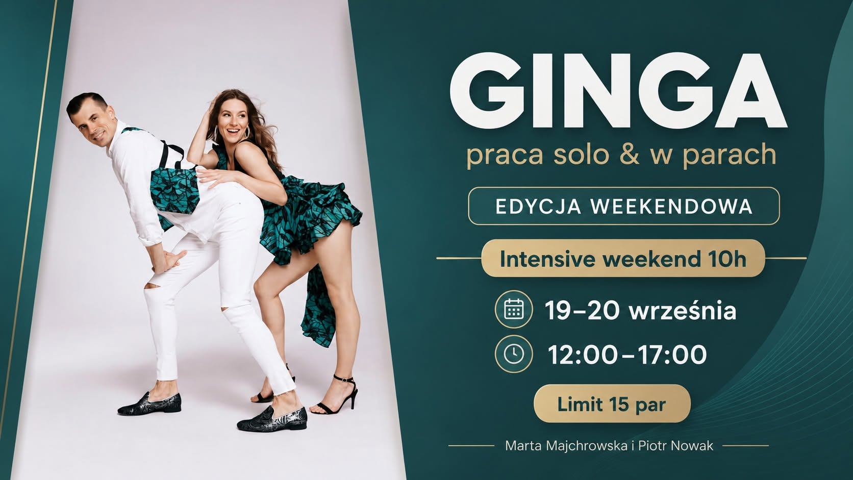 GINGA praca solo & w parach I Weekendowe warsztaty Kizomba Semba