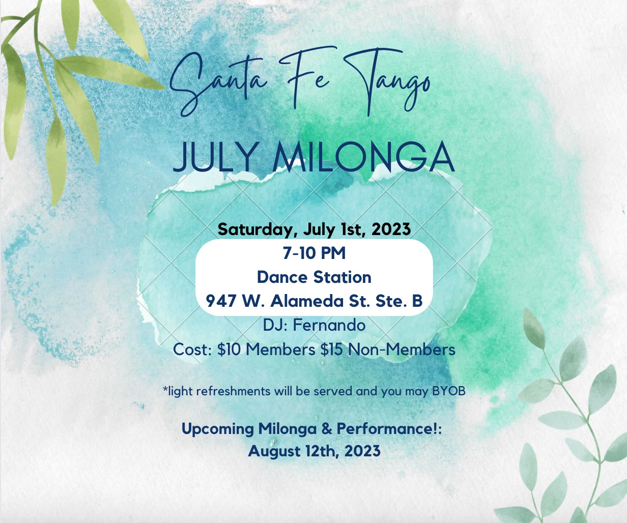 July Milonga