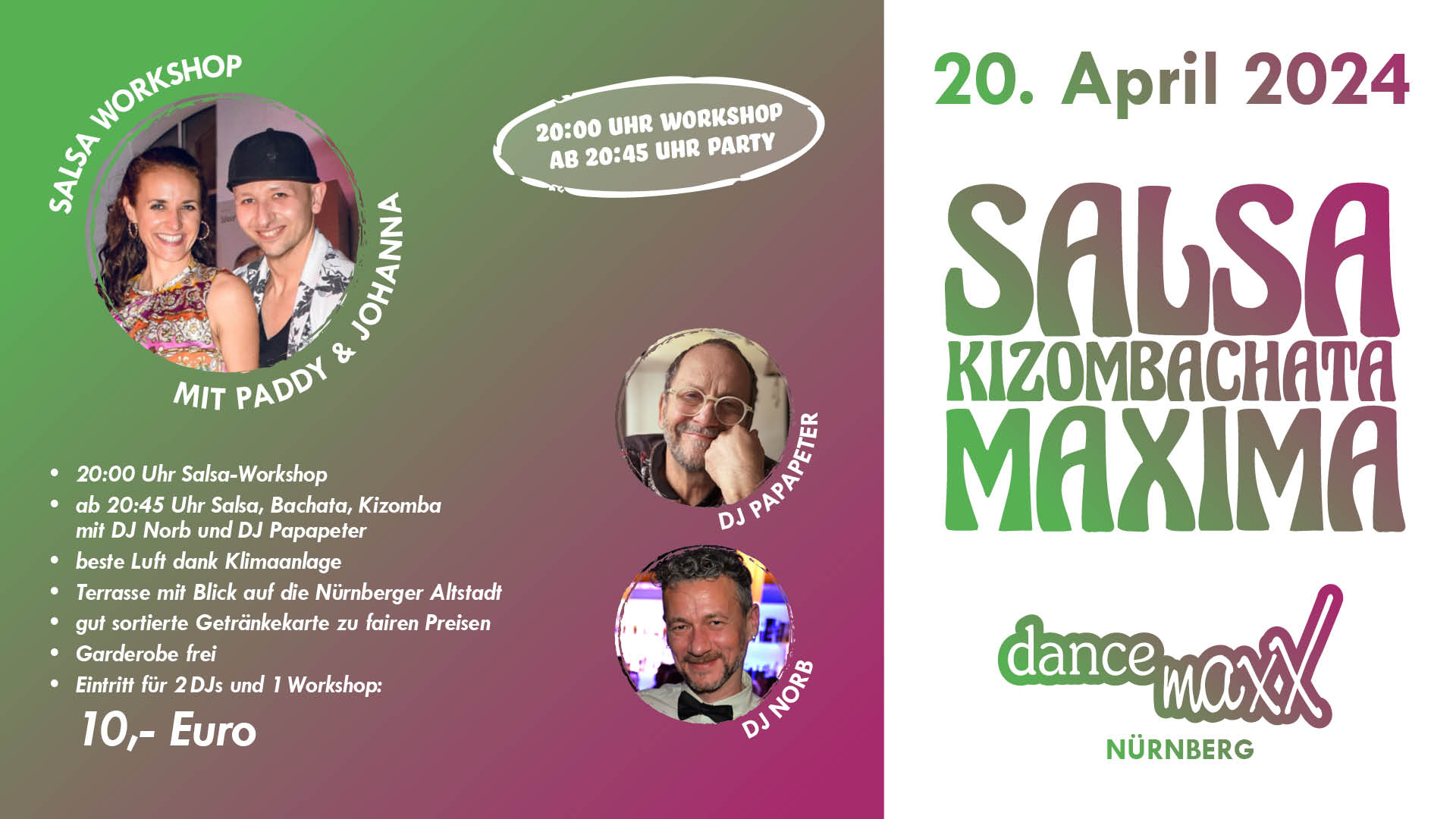 SALSA MAXIMA die Salsa-Bachata-Kizomba-Party für das maxXimale Tanzvergnügen