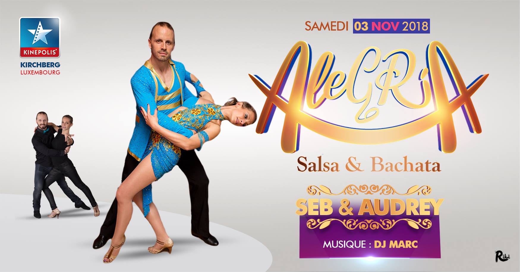 AlegrÃa Salsa & Bachata Party & WS & Free Soft Drinks