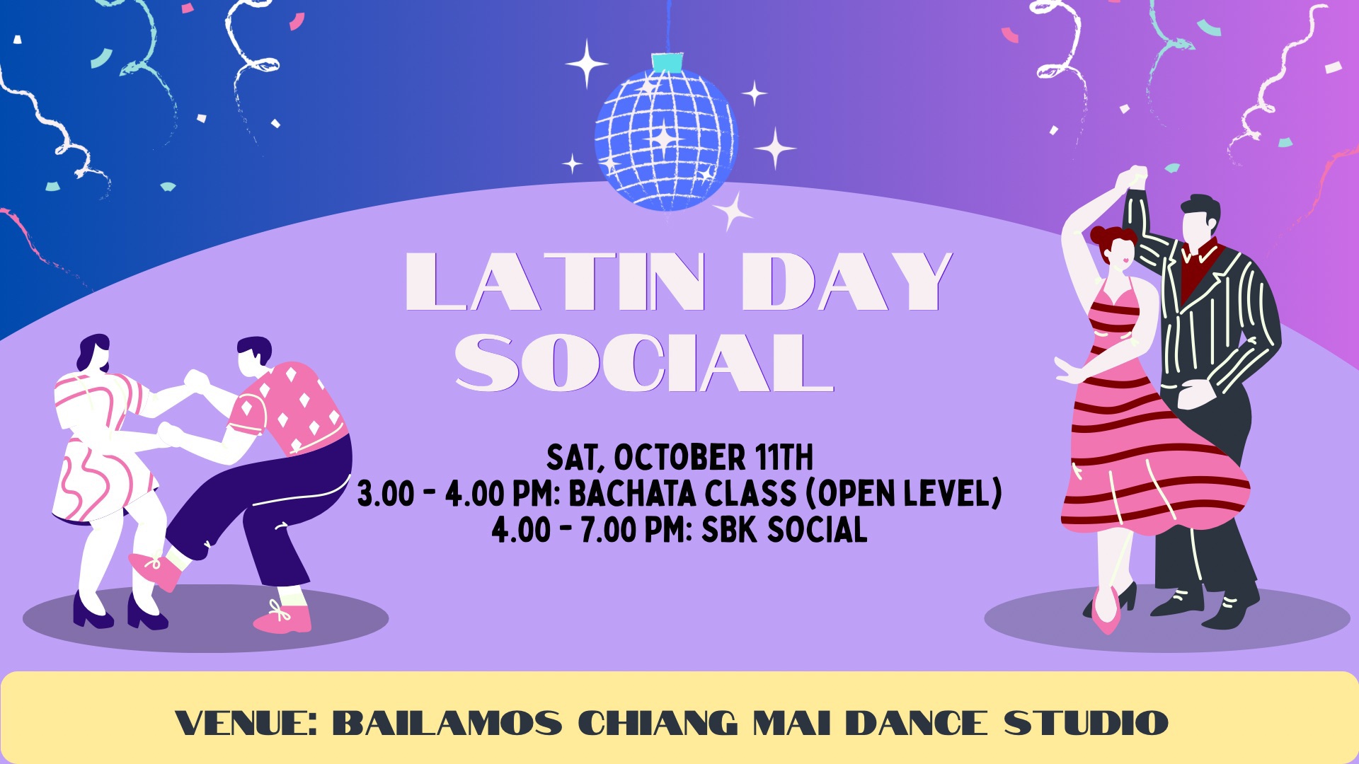 Latin Day Social by Bailamos Chiang Mai