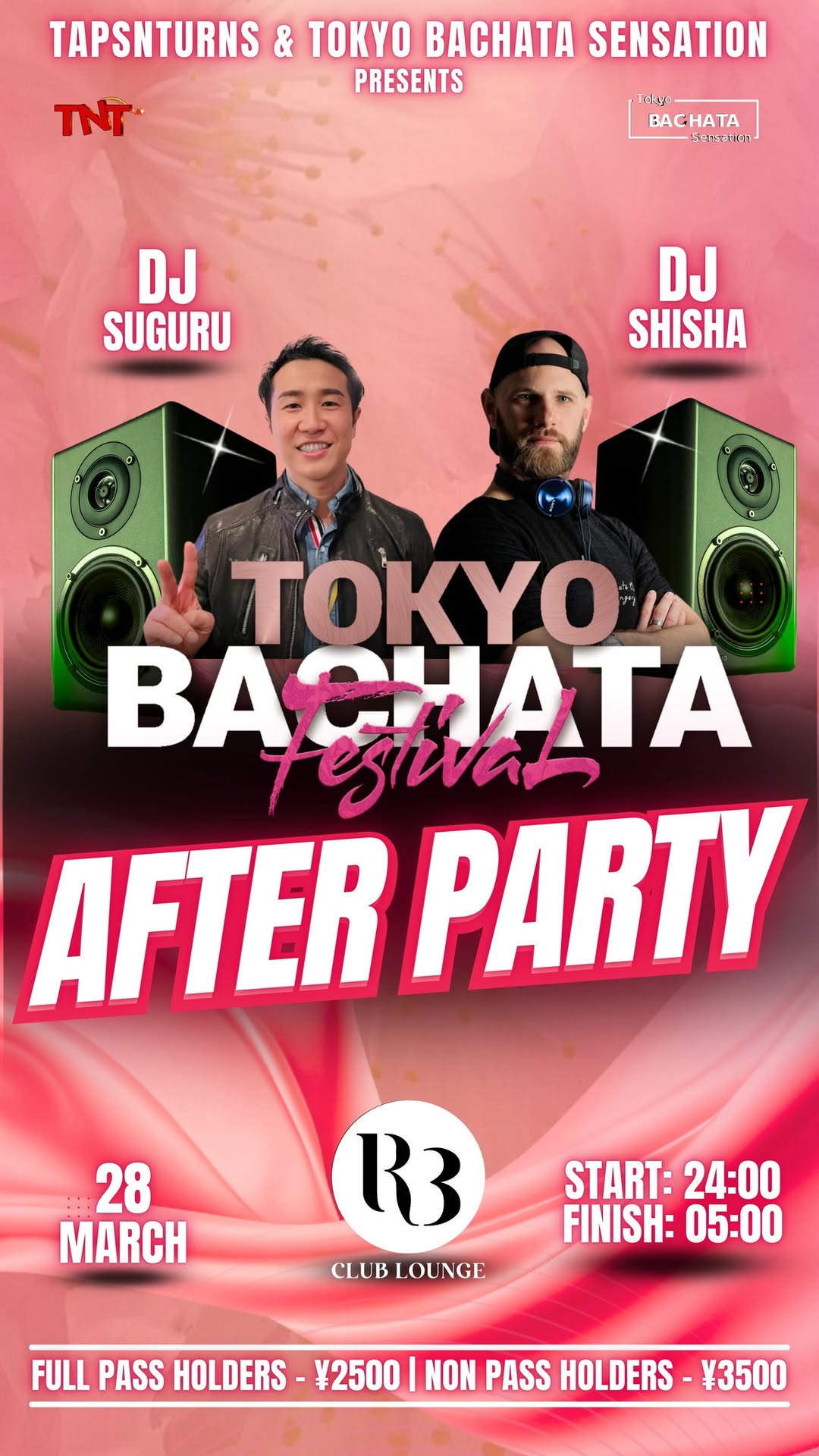 π AFTER PARTY - TOKYO BACHATA FESTIVAL Vol.2 π - 3 28 @ R3-CLUB LOUNGE