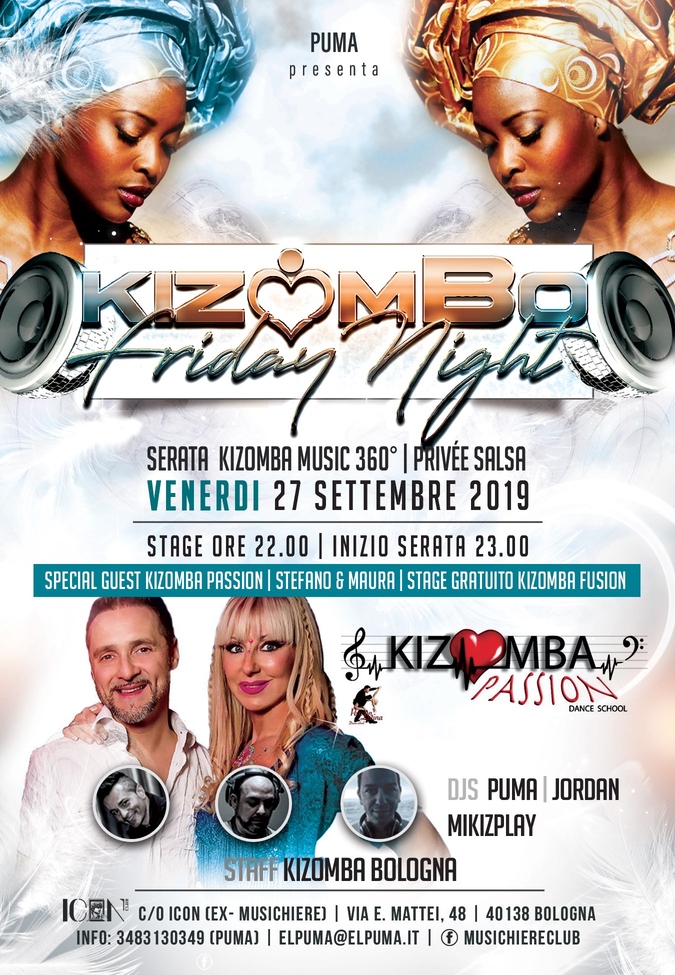 Venerdì KizomBO - 27 Settembre 2019 Kizomba Passion