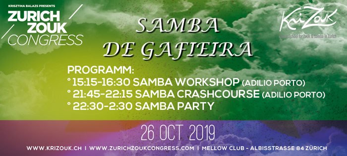 Samba de Gafieira at Zurich Zouk Congress!