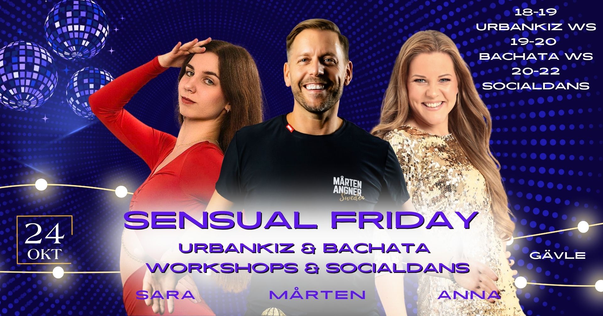 Sensual Friday - UrbanKiz & Bachata workshops and social dance