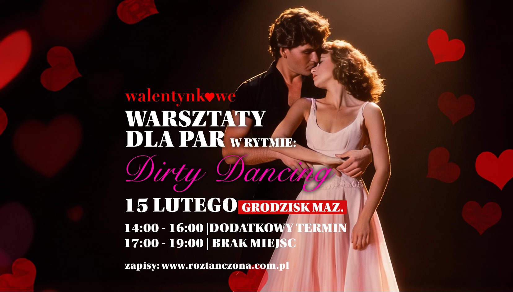 ❤️ Walentynkowe Warsztaty dla Par w rytmie Dirty Dancing Grodzisk Maz.