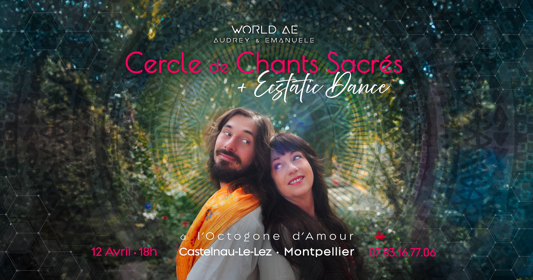 ECSTATIC DANCE & CERCLE DE CHANTS ๐ชท Audrey & Emanuele - World AE ๐ชท Montpellier - Castelnau-Le-Lez