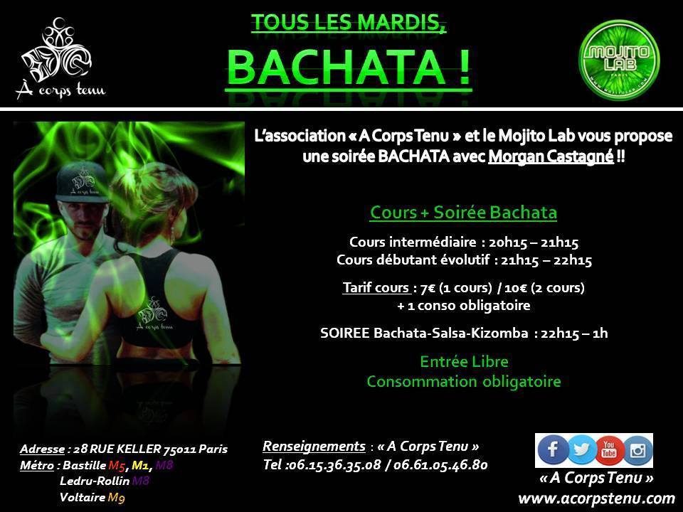 LES MARDI BACHATA AU MOJITOLAB - Spécial BIRTHDAY 1 AN