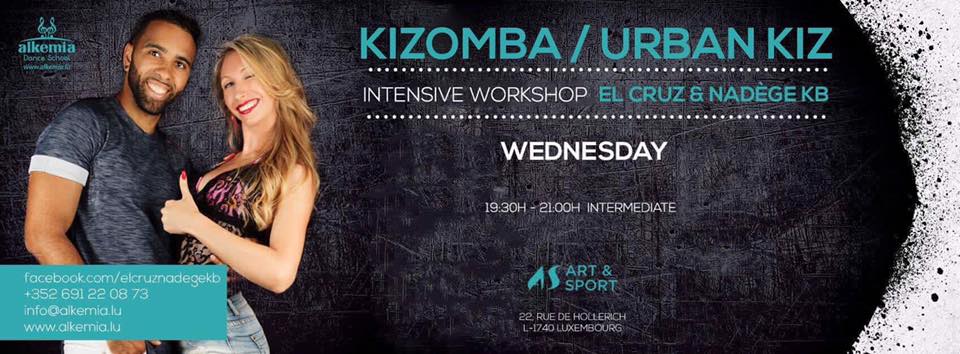 Workshop Intensif Urban Kiz (Dips & Tricks) avec EL Cruz & Nadège KB