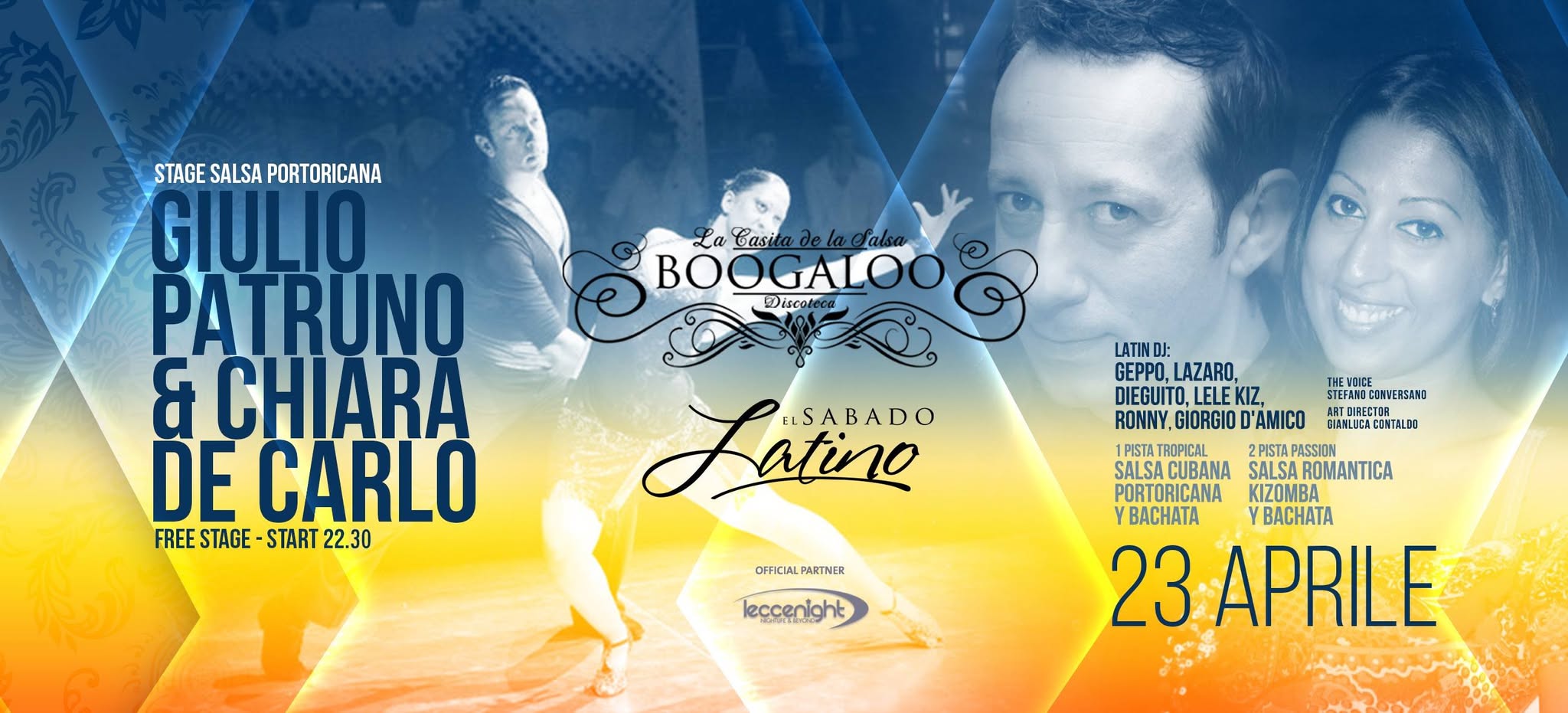 El Sabado Latino A TUTTA SALSA > Free Stage Salsa in Linea
