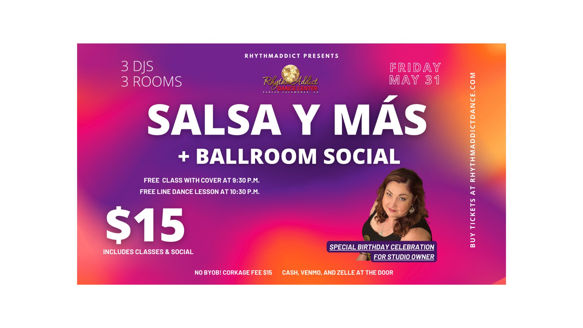 Salsa y Mas Social + Birthday