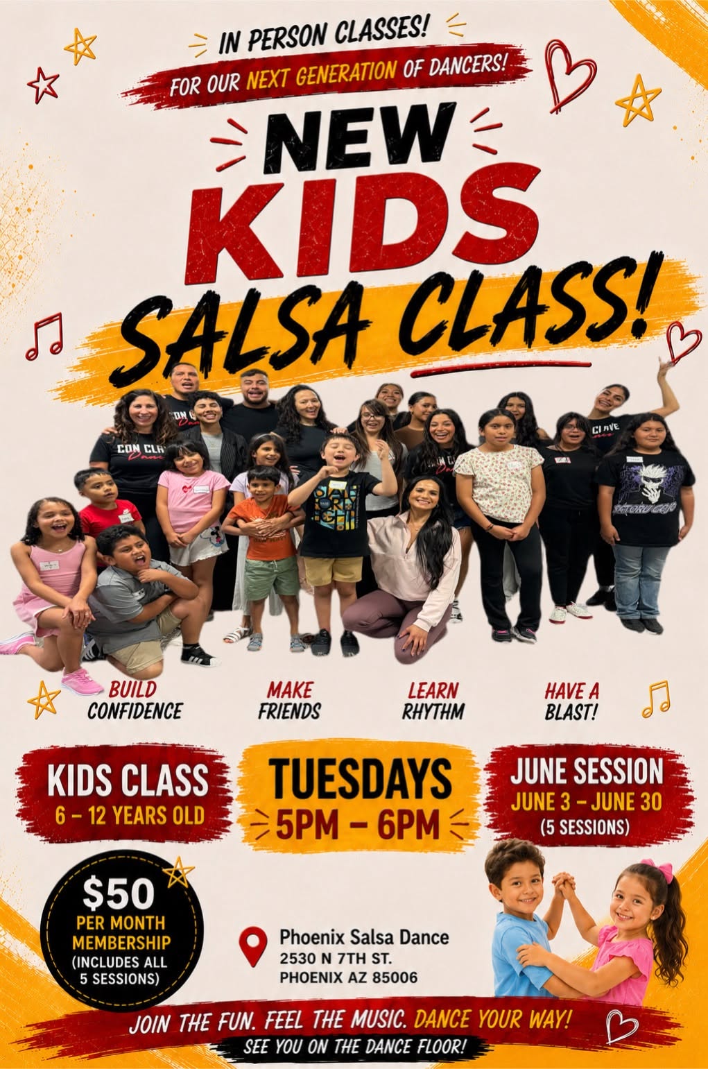 Kids Salsa Class with Phoenix Salsa Dance!