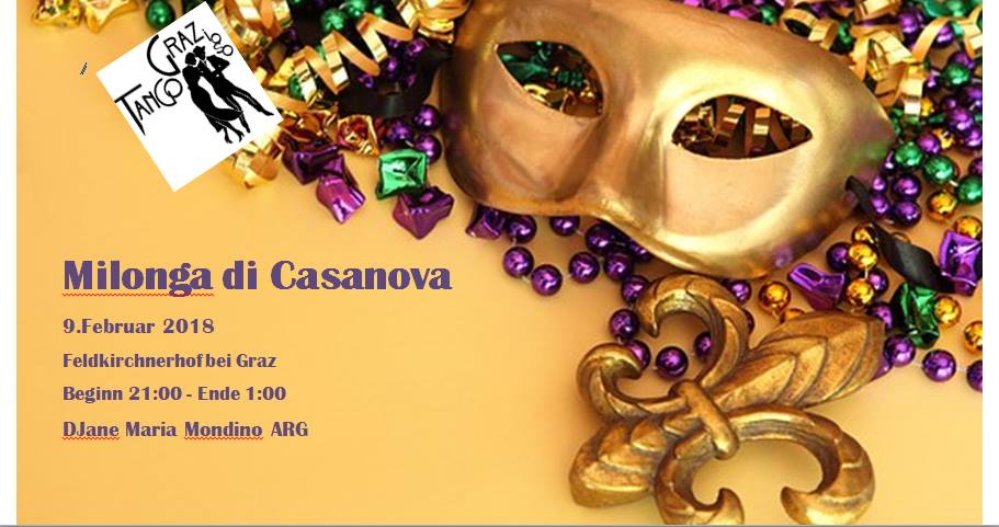 Milonga GRAZiosa - Casanova Edition