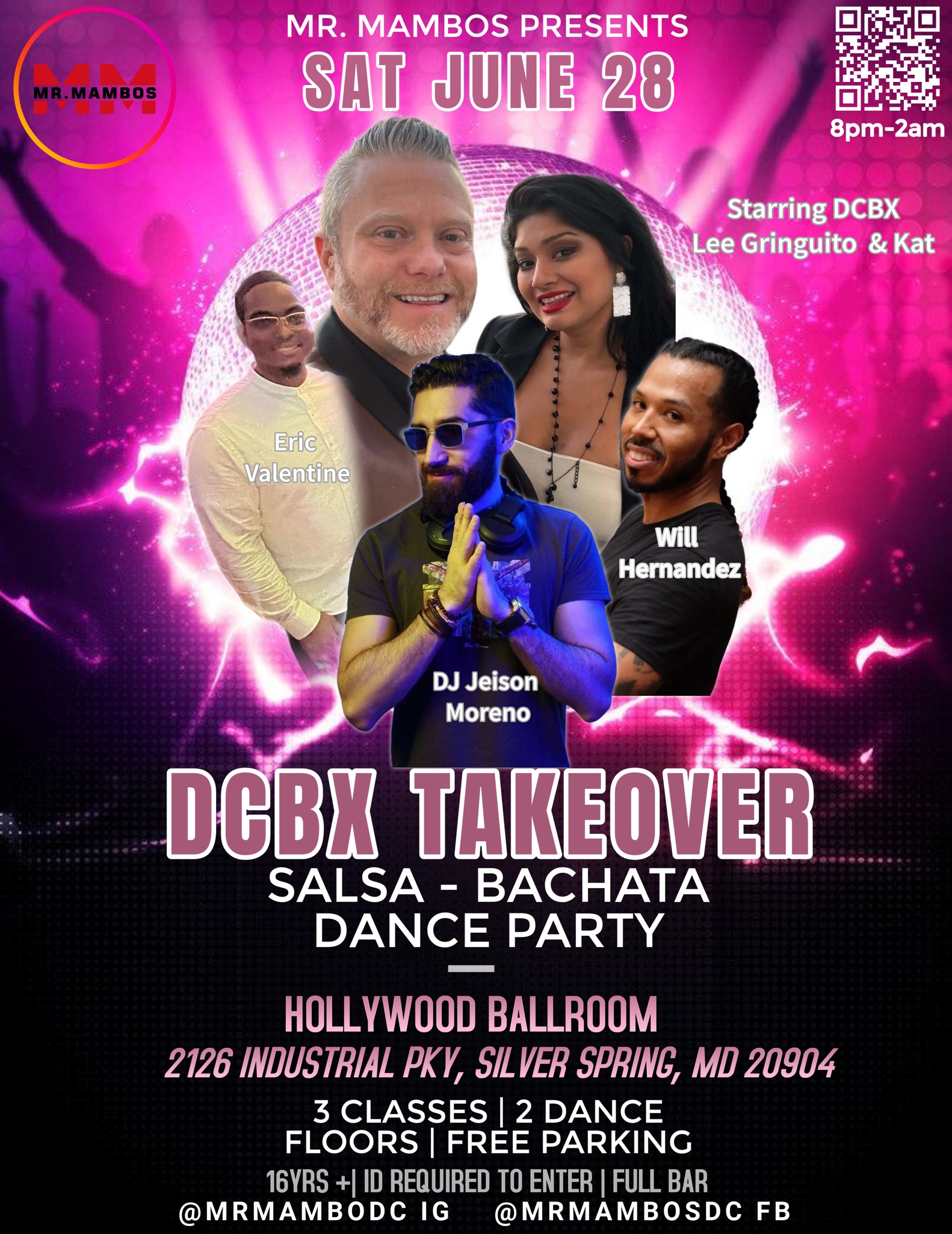 Mr. Mambo's Salsa Bachata Social w The DCBX17 Takeover