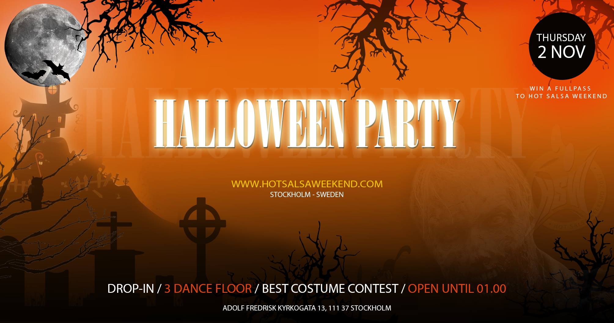 HSW Halloween Party! Thursday 2 November! Best costume contest!
