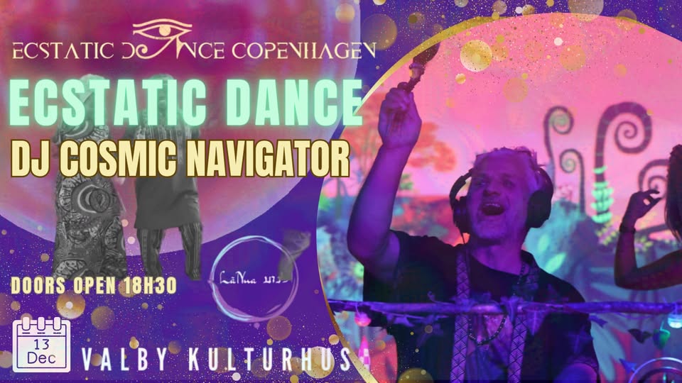 Ecstatic Dance ✦ Cacao ✦ Visuals ☽ With DJ Cosmic Navigator & Pipaluk