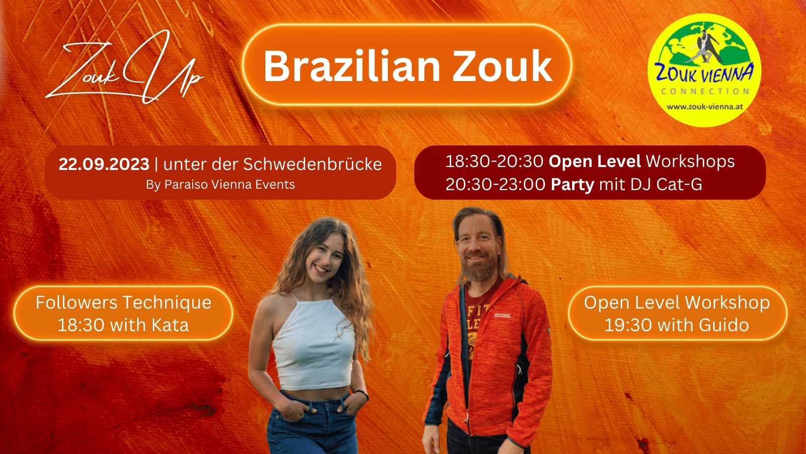 Brazilian Zouk Open Level Classes + Party (2 floors)