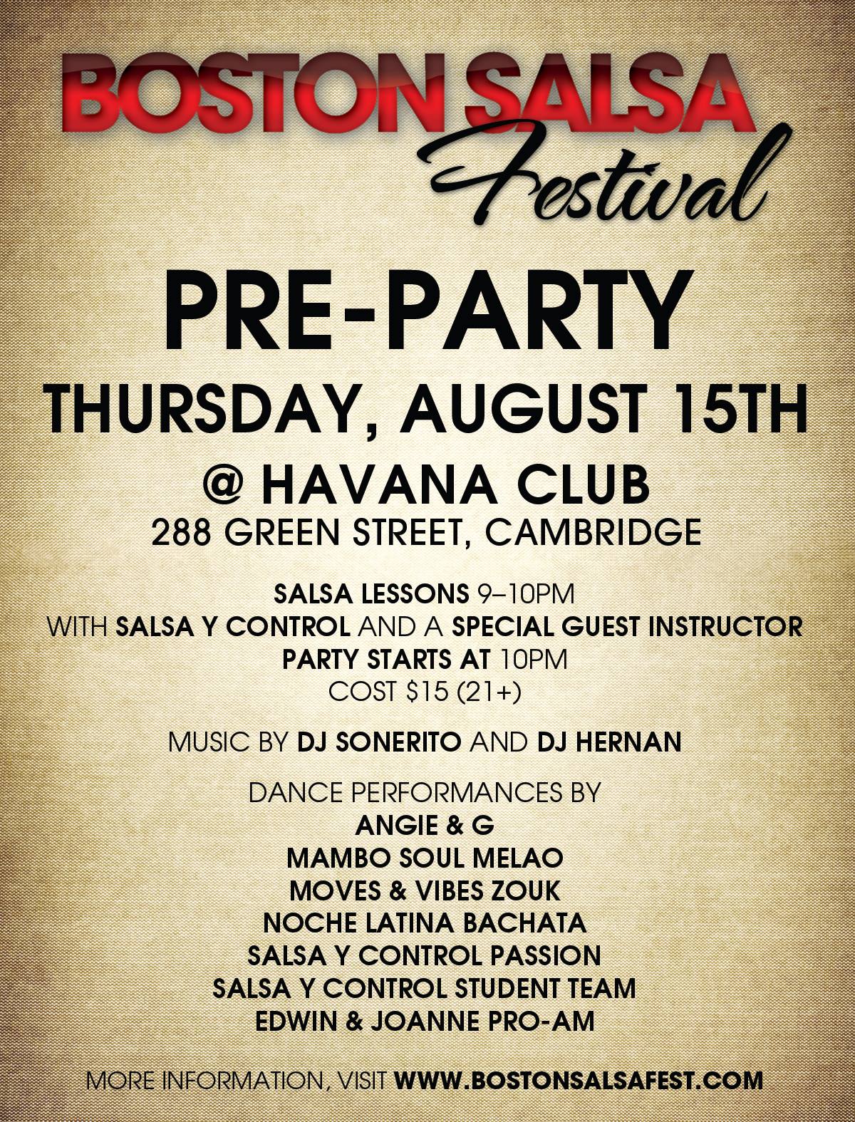 The Official BSF Pre-Party