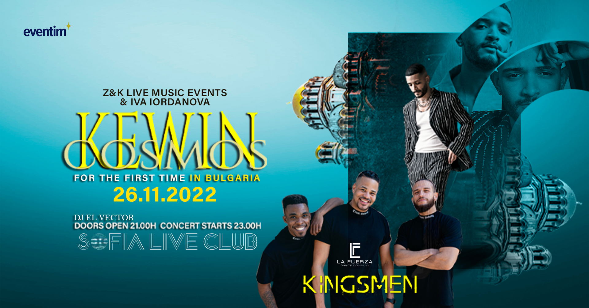 KEWIN COSMOS & LA FUERZA KINGSMEN- New York Salsa & Bachata Weekend