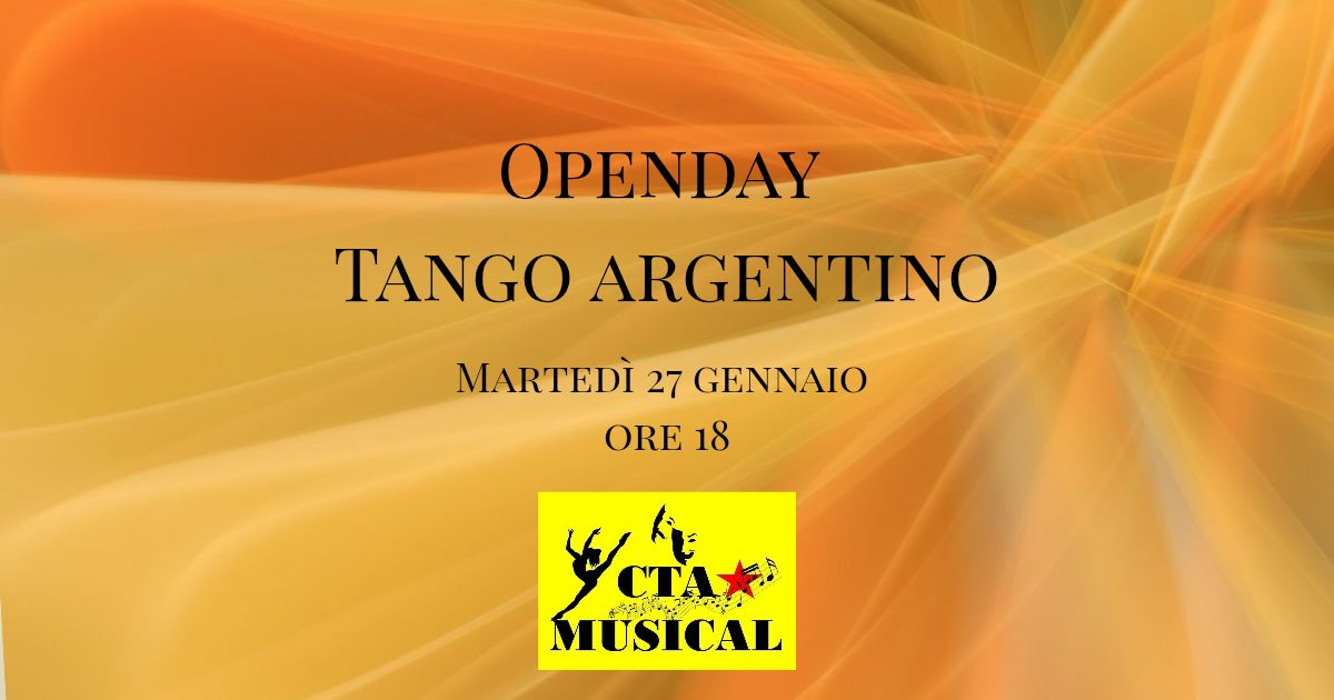 Openday Tango argentino